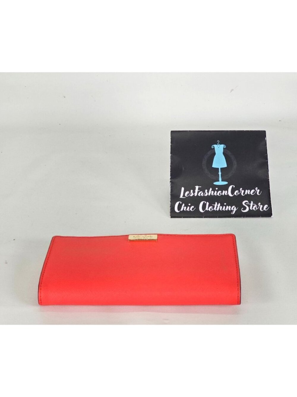 Kate Spade Women's Geranium Saffiano Leather Wallet Newbury Lane Stacy 292 - Picture 10 of 12